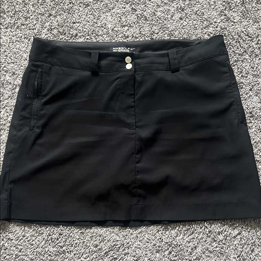 Nike Golf Dri-FIT tour performance size 14 black skort